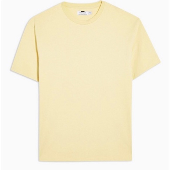 plain pastel yellow t shirt - Picture 1 of 1